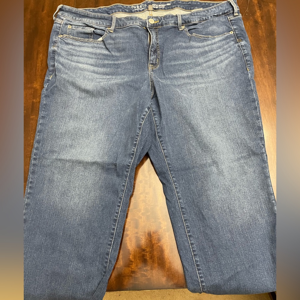 torrid Women's Blue Boyfriend Jeans